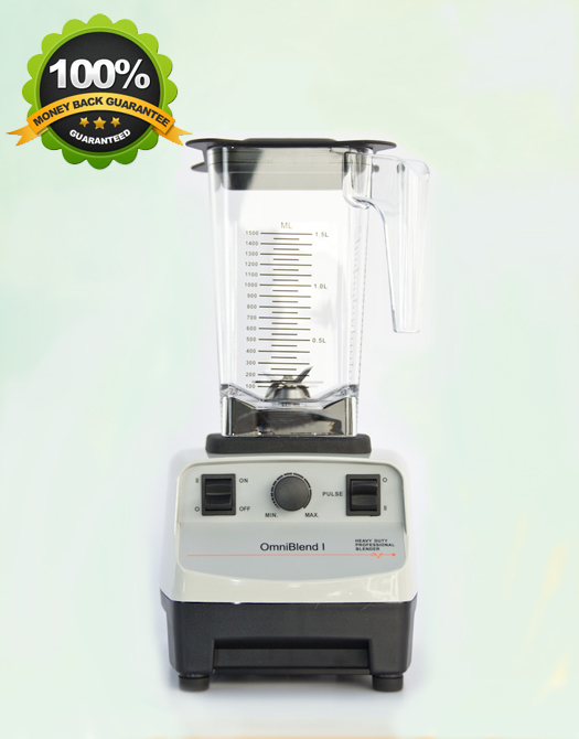 OmniBlend I blender, showing its variable speed dial and pulse switch