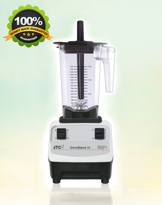 OmniBlend III blender, showing its single high and low switch